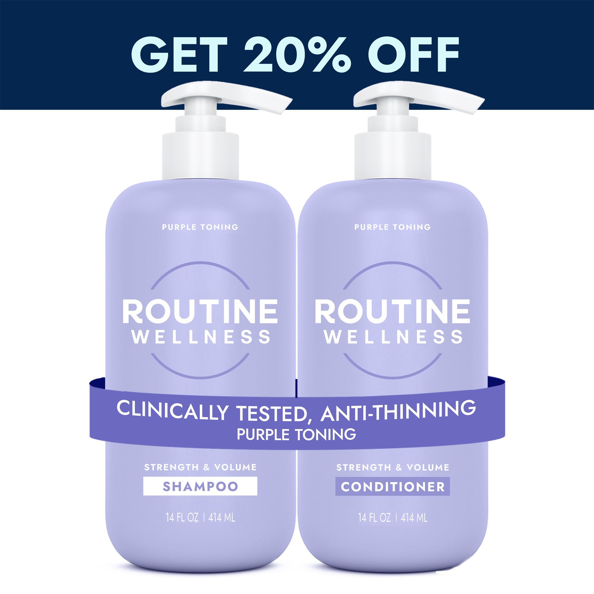 Purple Toning Shampoo & Conditioner